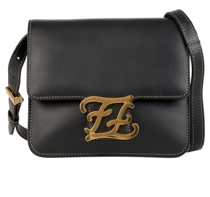 Karligraphy Small, &pound;595, Handbags, Black, Leather, Front view